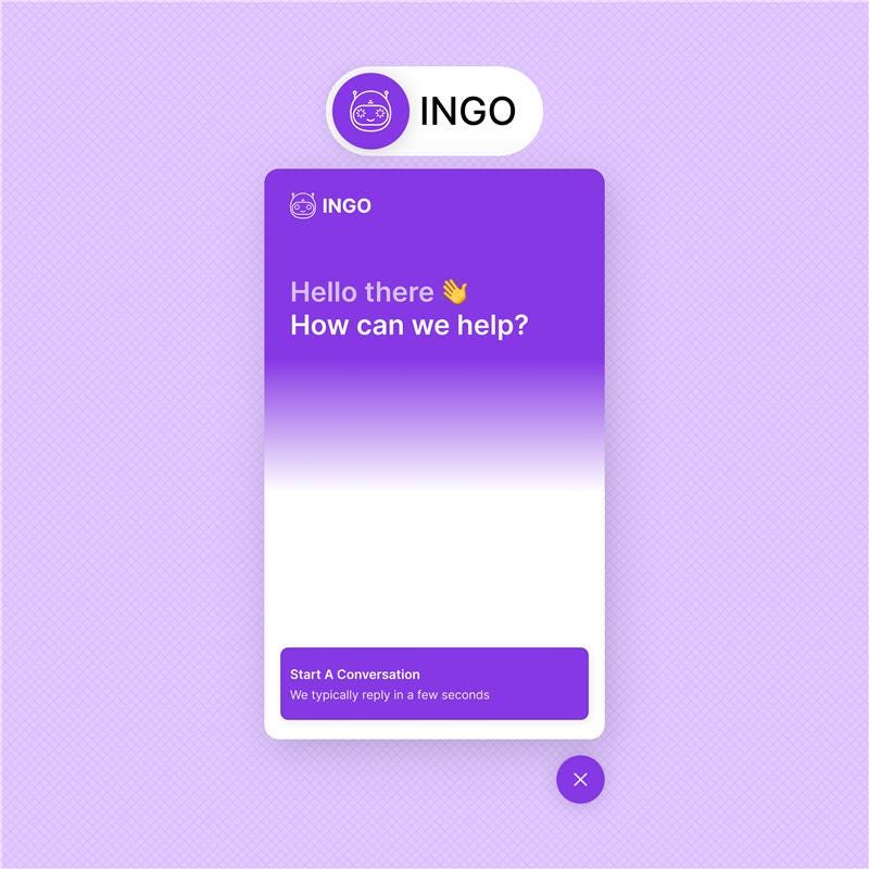 ChatBot Widget Creation in js. A widget is created that features a ...
