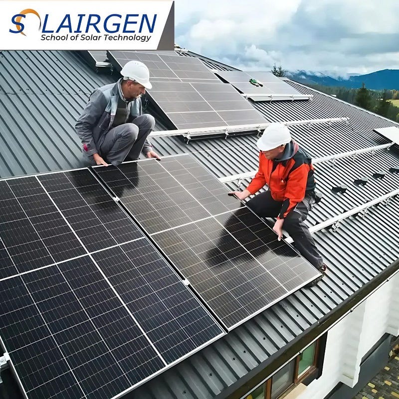 Solar Panel Installation Training — Best Support Entrepreneurial Aspirants by Solairgen School
