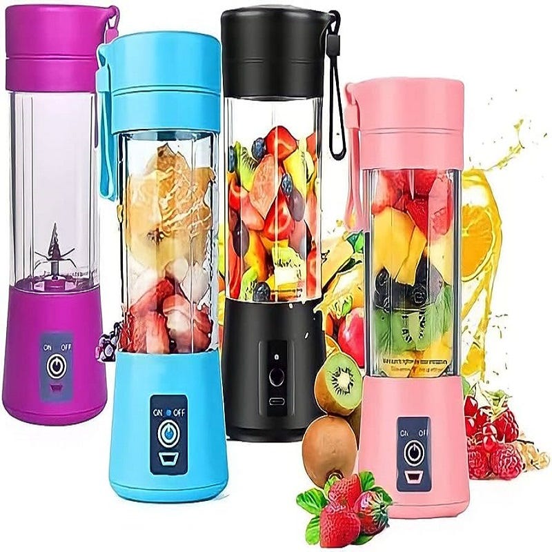 Portable Juicing Cup Blender Perfect for Smoothies on the Go