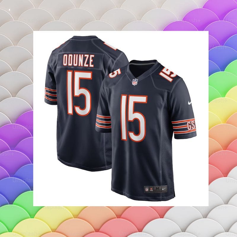 Rome Odunze Chicago Bears Nike 2024 NFL Draft First Round Pick Player ...