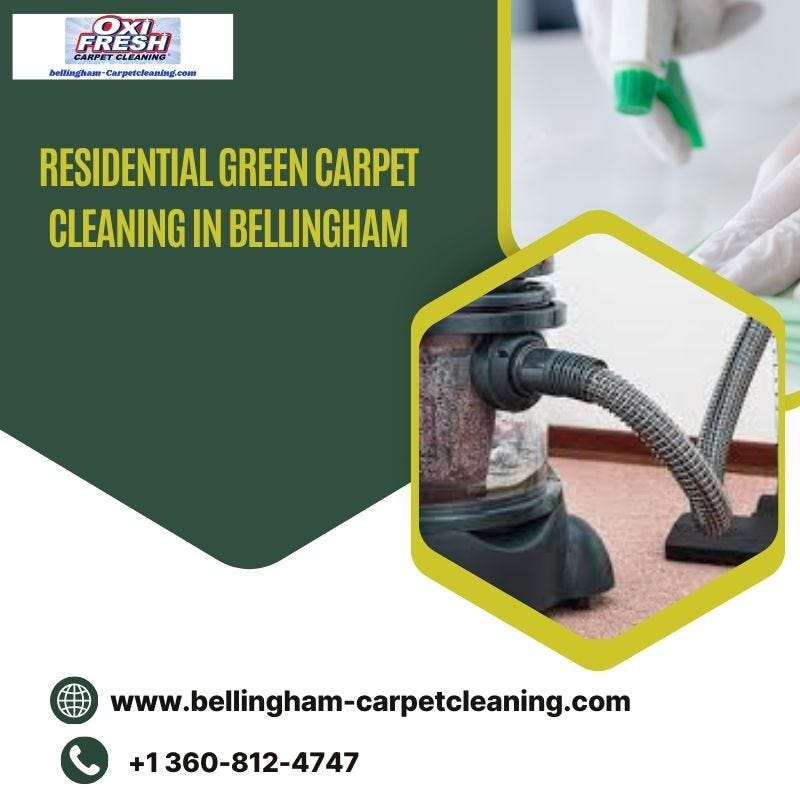 Sustainable Comfort Embracing Residential Green Carpet Cleaning in