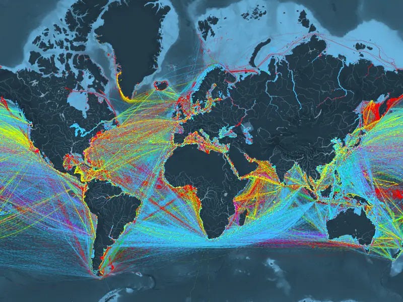 Comparison Of Container Trade Activity By Major Area Worldwide & The ...