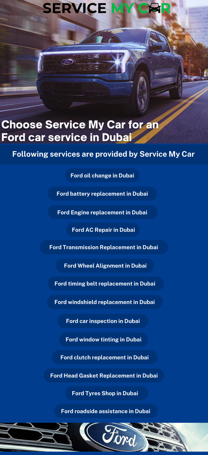 Why choose Service My Car for an Ford car service in Dubai? by Eric Johnson Sep, 2023 Medium