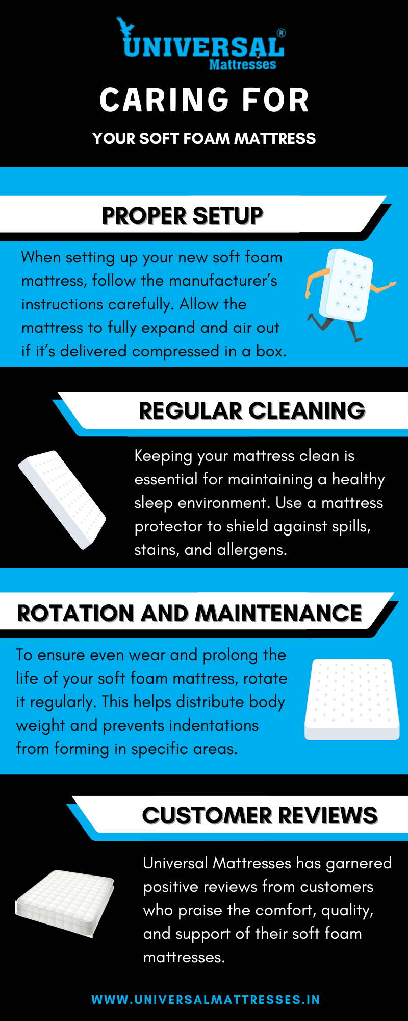Caring For Your Soft Foam Mattress Universal Mattresses Medium