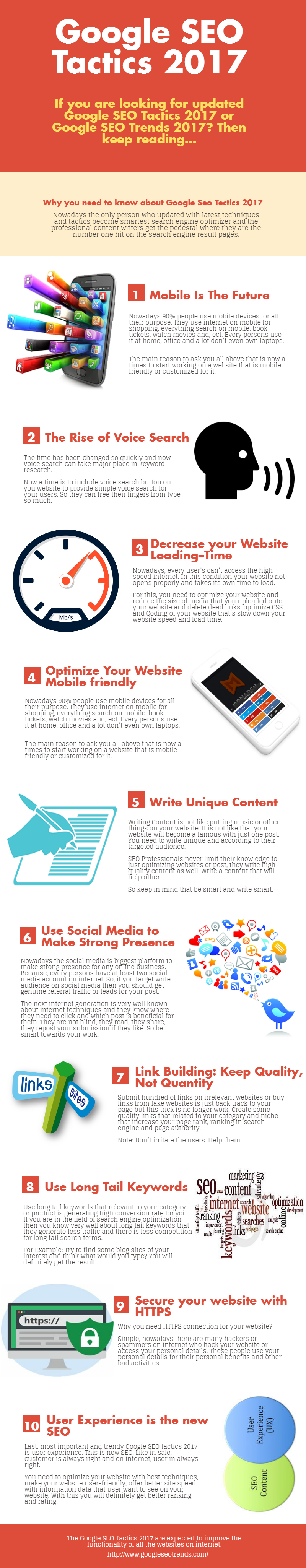 Google SEO Tactics 2017. Google SEO Trends provide you the