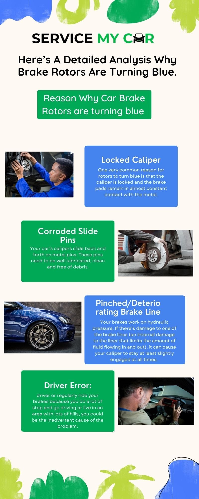 Here’s A Detailed Analysis Why Brake Rotors Are Turning Blue by