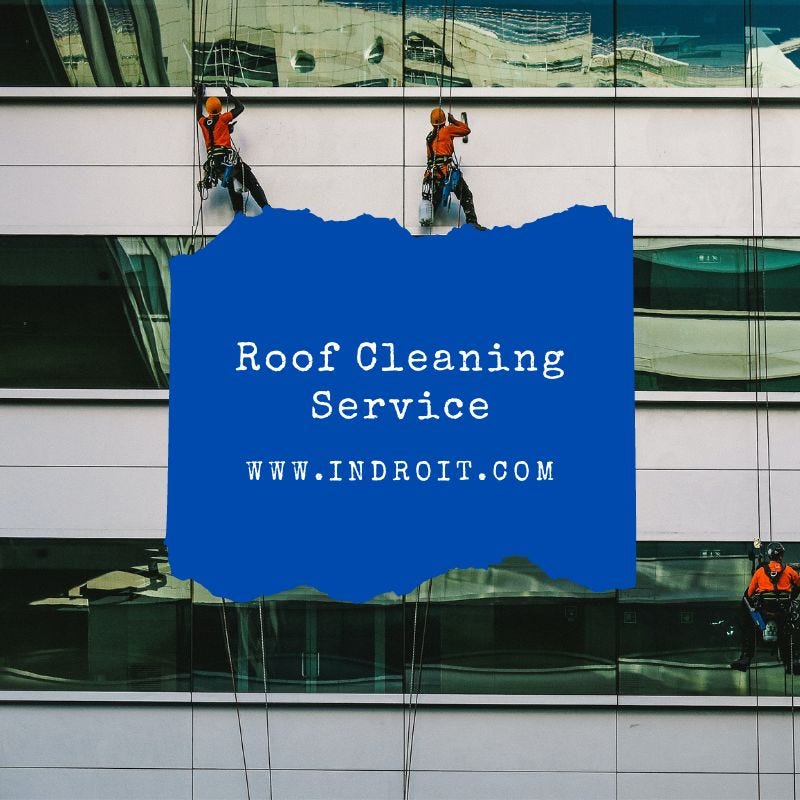 Industrial and Commercial Roof Cleaning Service from Indroit by