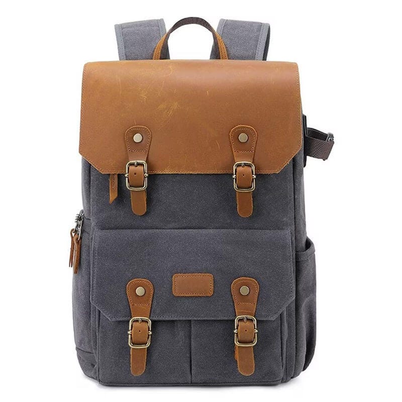 Casual Backpack Lightweight Simple Leather Backpack