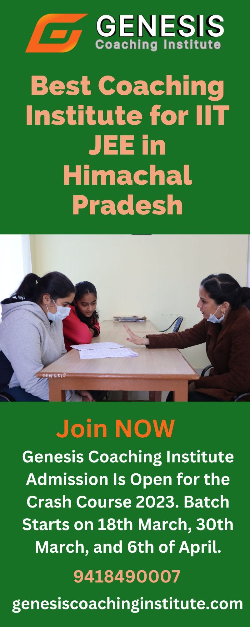 Best Coaching Institute for IIT JEE, and NEET in Himachal Pradesh