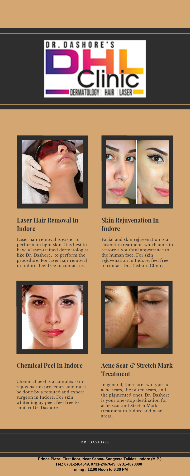 Laser Hair Removal and Treatments In Indore by Dr Dashore’s DHL Centre Medium