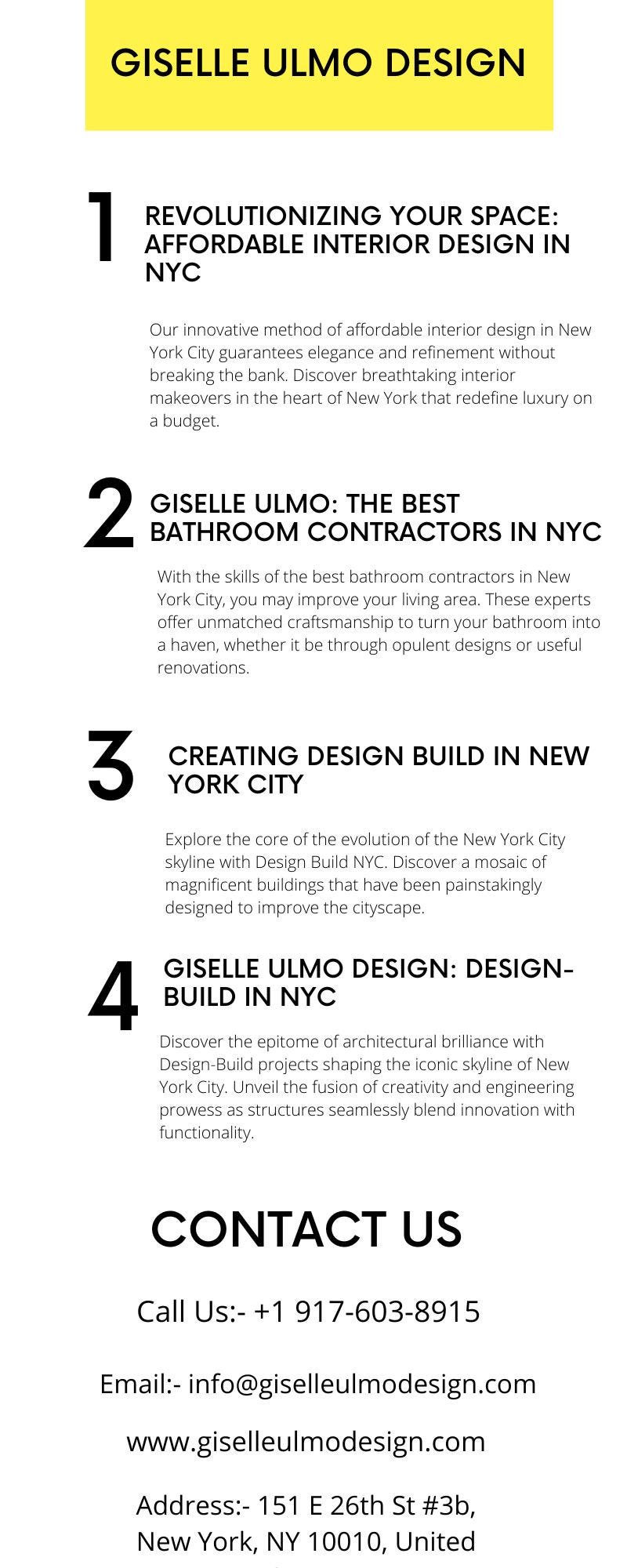 DesignBuild Innovations in NYC Giselle Ulmo Medium