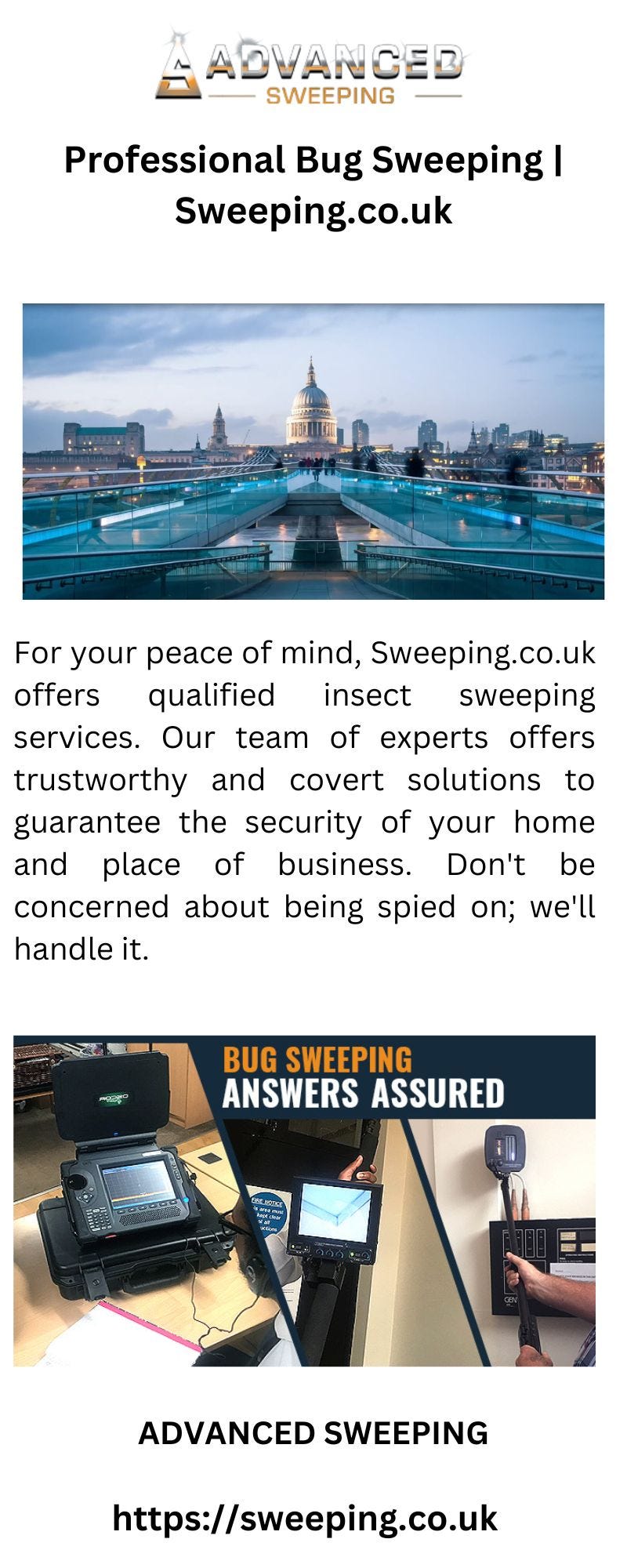 Professional Bug Sweeping Sweeping.co.uk ADVANCED SWEEPING Medium