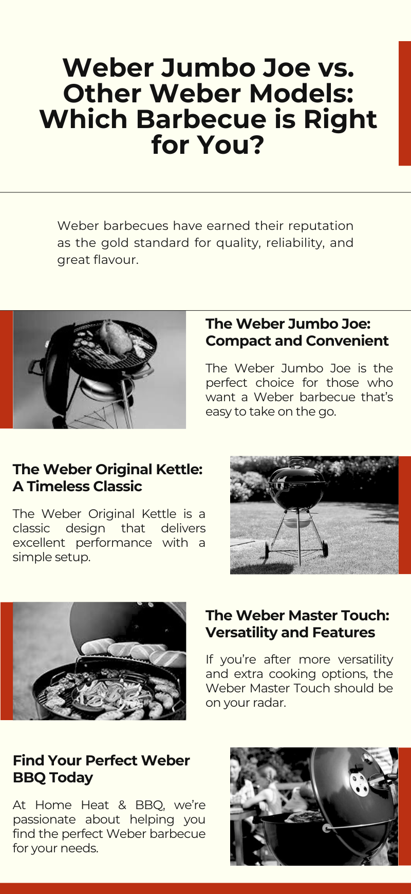 Weber Jumbo Joe vs. Other Weber Models — Which Barbecue Suits Your Needs?