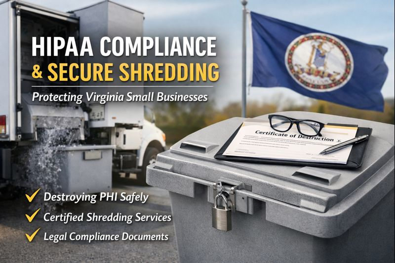 HIPAA Compliance and Beyond: Secure Shredding for Virginia Small Businesses
