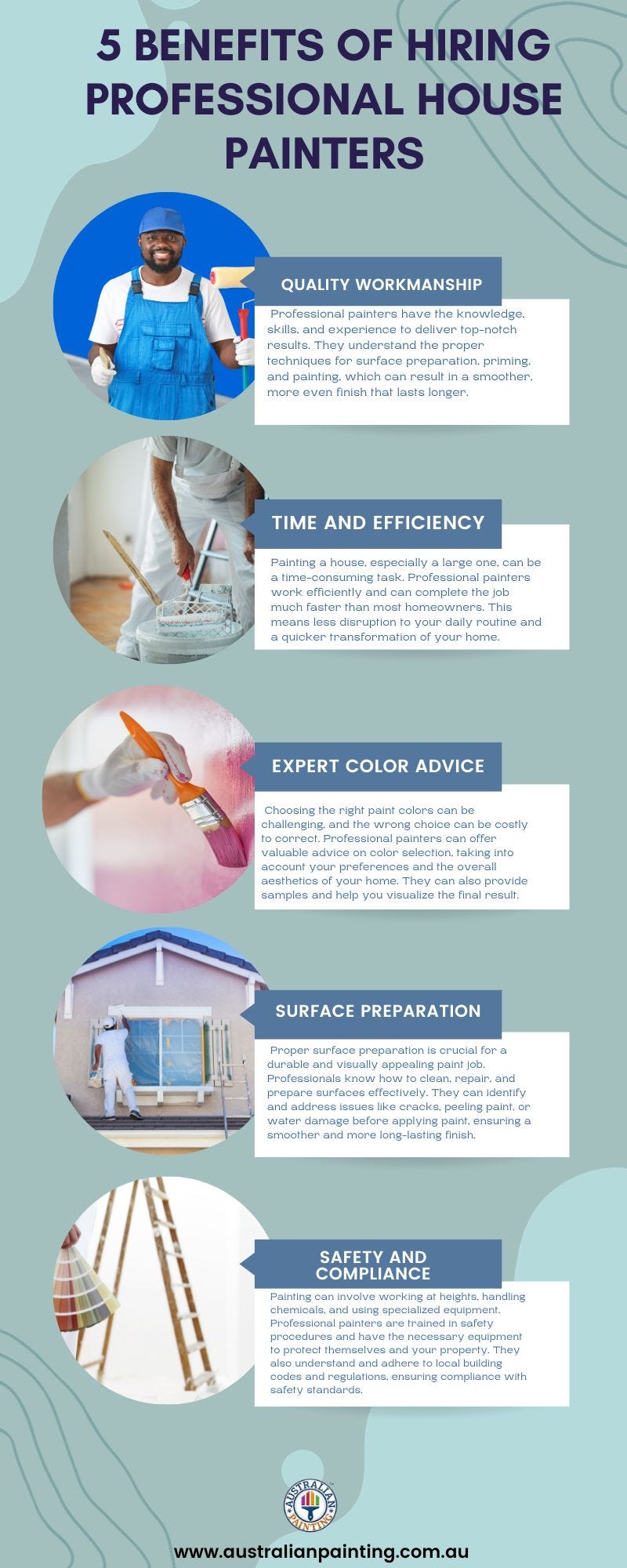 5 benefits of hiring professional house painters australian painting
