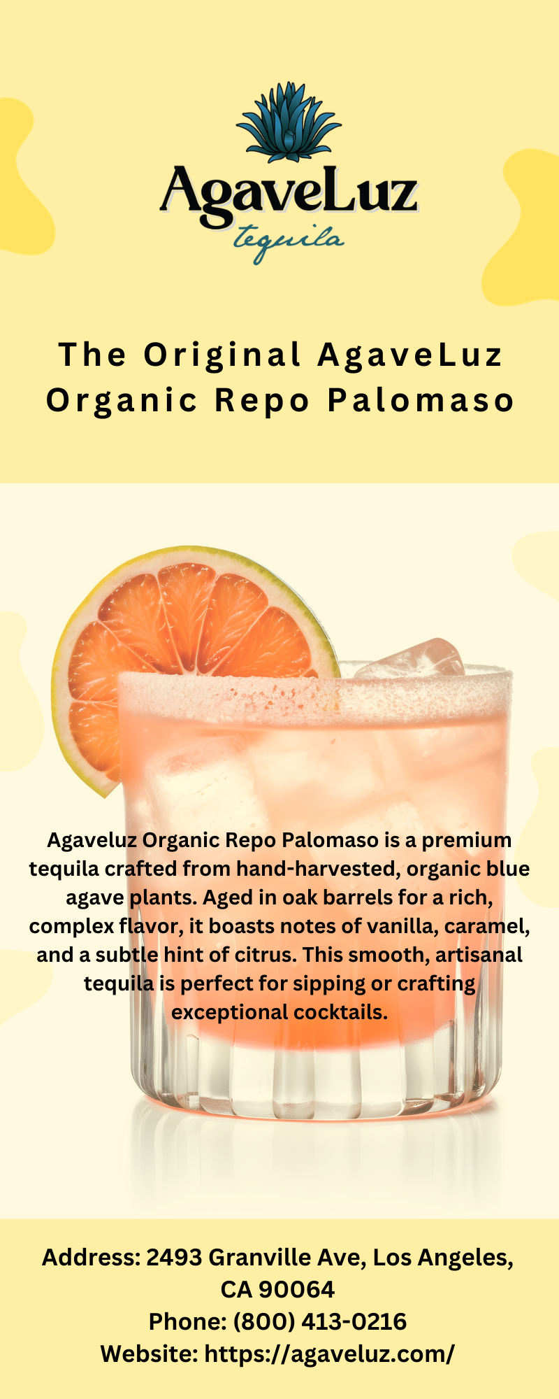 Discover AgaveLuz Organic REPO Palomaso- The Finest Tequila Experience ...