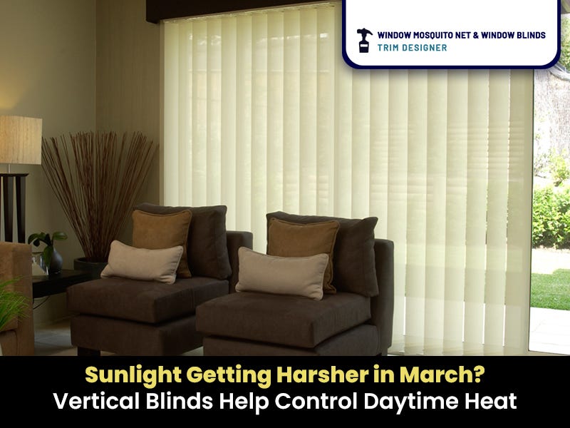 Control Light, Privacy & Style with Vertical Blinds