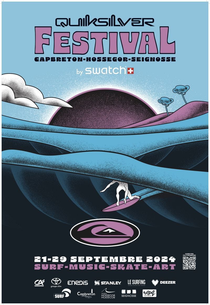 Le Quiksilver Festival de retour dans les Landes du 21 au 29 septembre 2024
