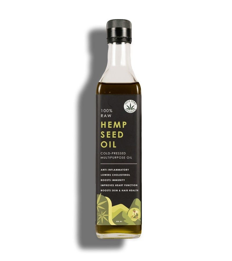 Cold-Pressed Nutritional Hemp Seed Oil