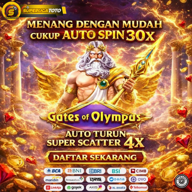 ⚡ SUPERLIGATOTO 2026: Strategi Auto Spin 30x di Gates of Olympus — Rahasia Menang Mudah Hari Ini! ⚡