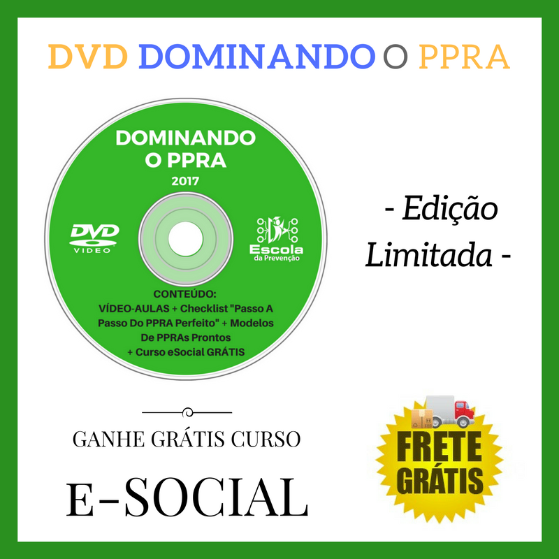 DVD dominando o PPRA