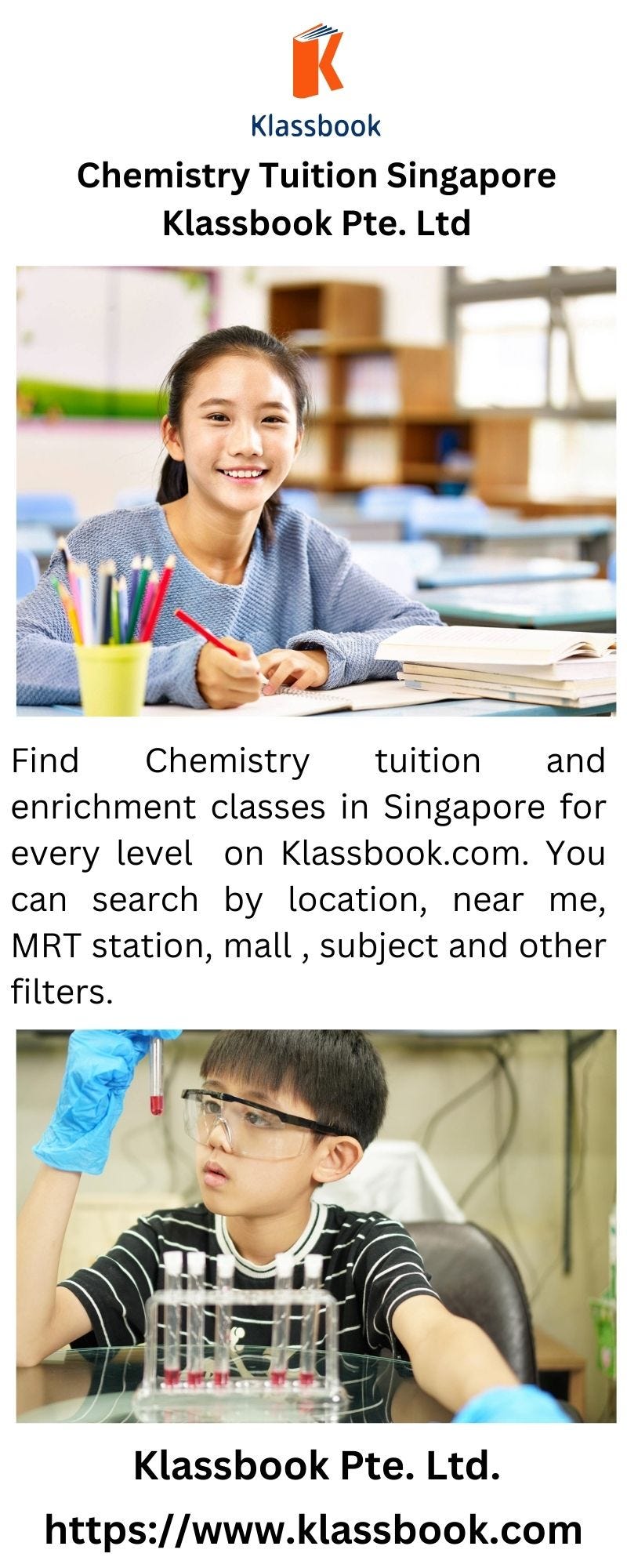 Chemistry Tuition Singapore | Klassbook Pte. Ltd - Klass book - Medium