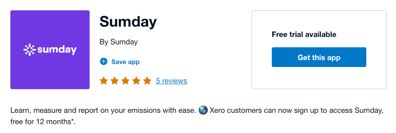 Example of offer showing at top of app listing