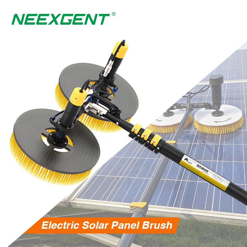 Maximizing Solar Panel Performance with Solar Panel Cleaning Brush by Lead acid battery
