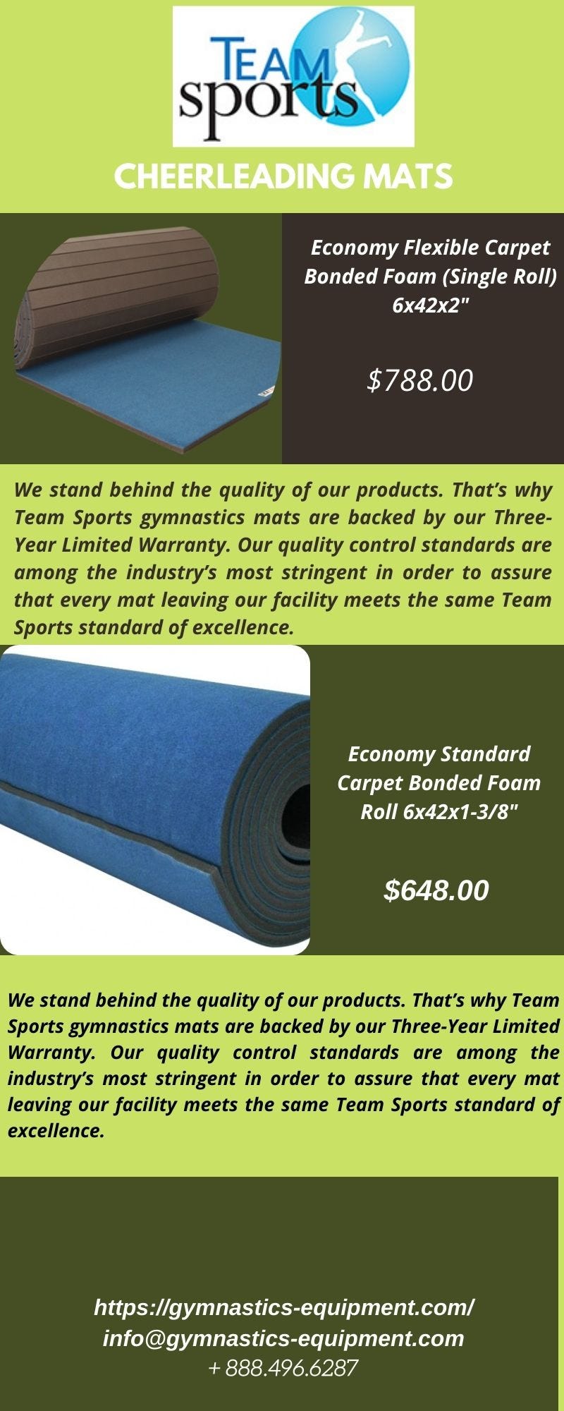Best Cheerleading Mats for sale at Team Sports DBA Teamsports Medium