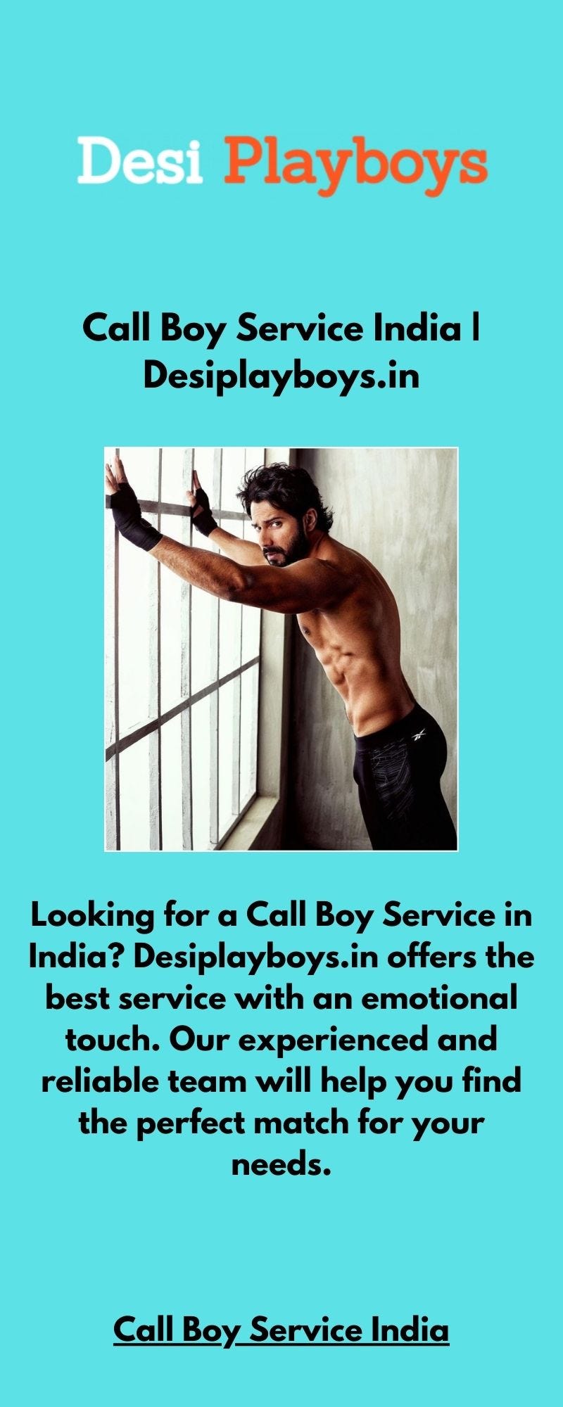 Call Boy Service India | Desiplayboys.in - Desi Playboys - Medium