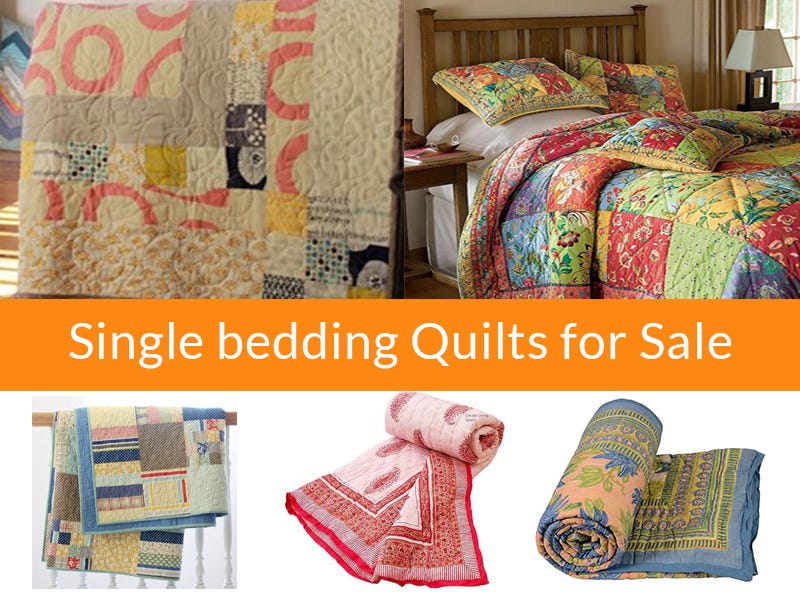 Single Bedding Quilts for Sale by Natural Quilts Medium