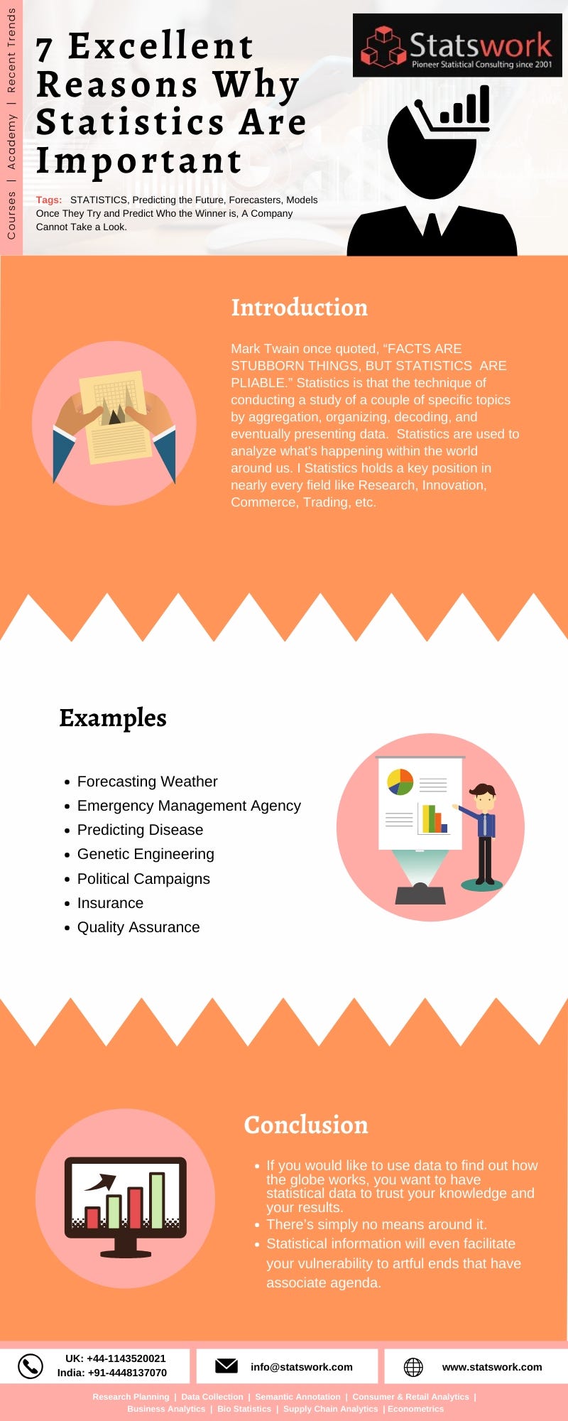 7 Excellent Reasons Why Statistics Are Important — Statswork | by 