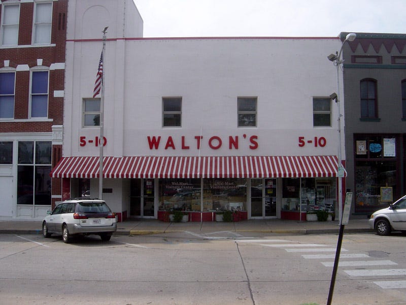 Have you ever heard of Sam Walton, the founder of Walmart? He opened the first Walmart in 1962 in Bentonville, Arkansas, and now it is the world’s l