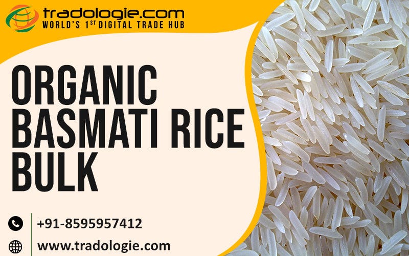 Organic Basmati Rice Bulk Tradologie Medium