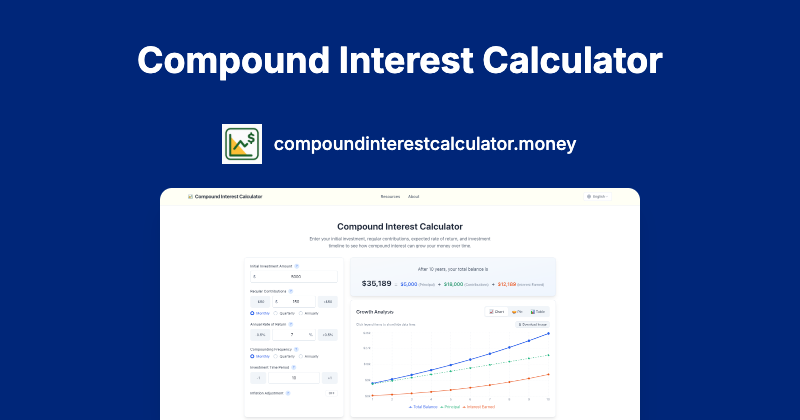 Building a Modern Compound Interest Calculator with Next.js 15 and ...