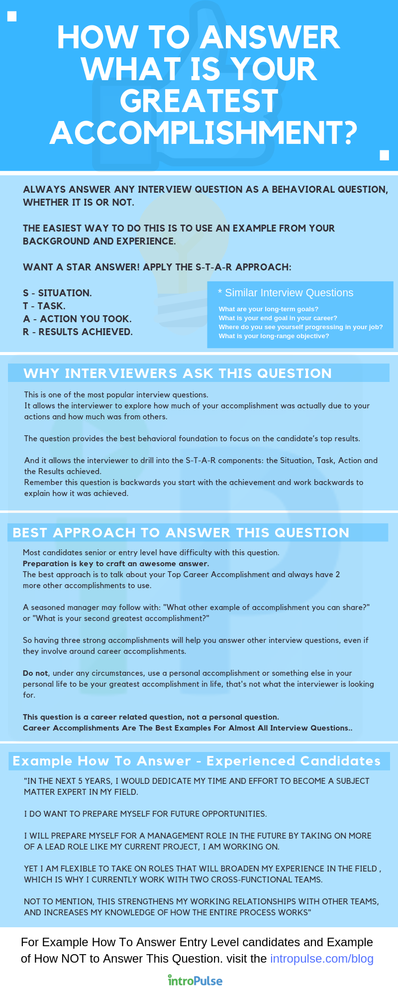 What Is Your Greatest Accomplishment? Interview Question