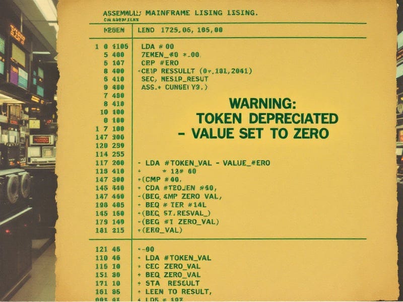 DSL — how to depreciate with style. Consuming a token and putting out that “depreciated” message