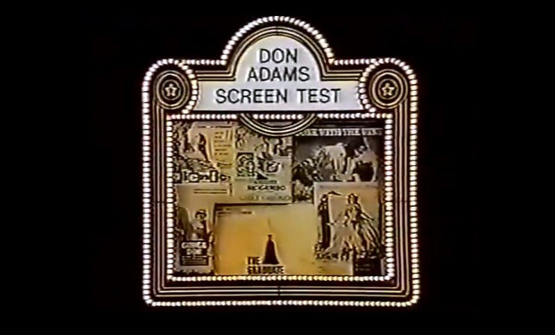 don adams screen test