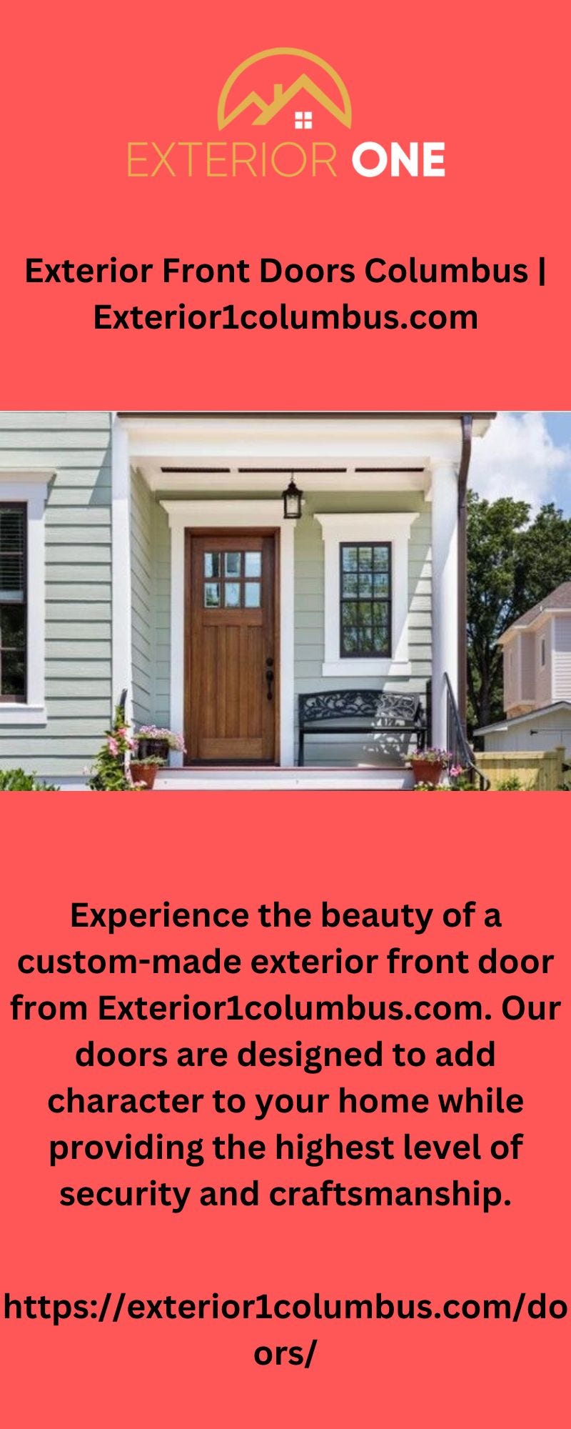 Exterior Front Doors Columbus Exterior Medium