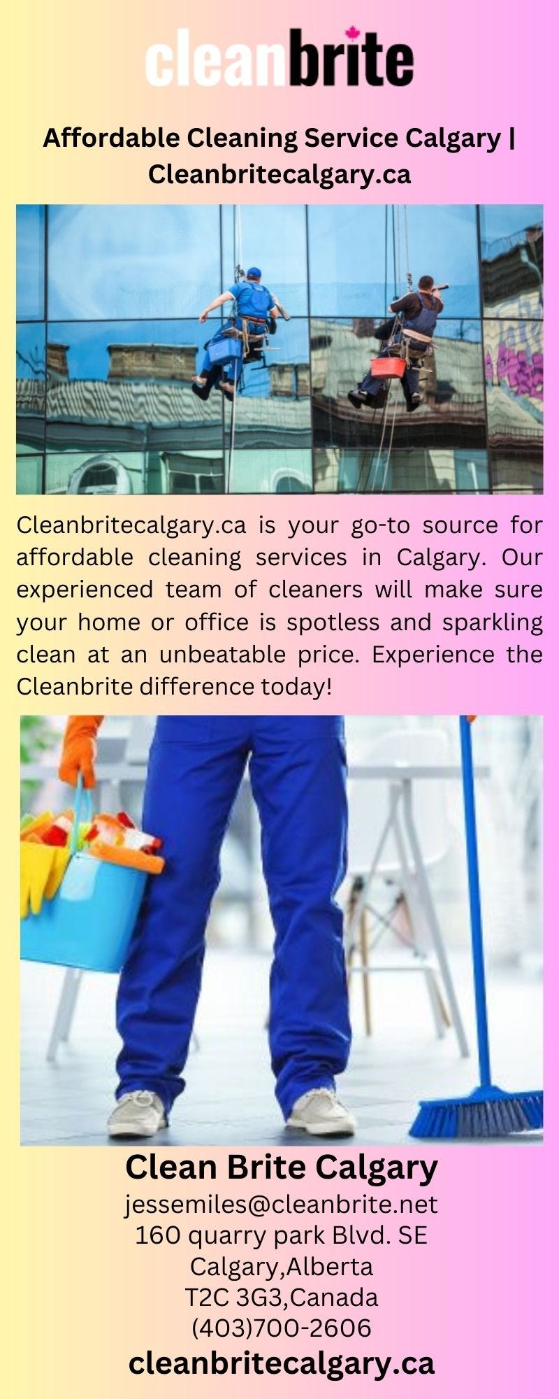 Affordable Cleaning Service Calgary Cleanbritecalgary.ca Clean