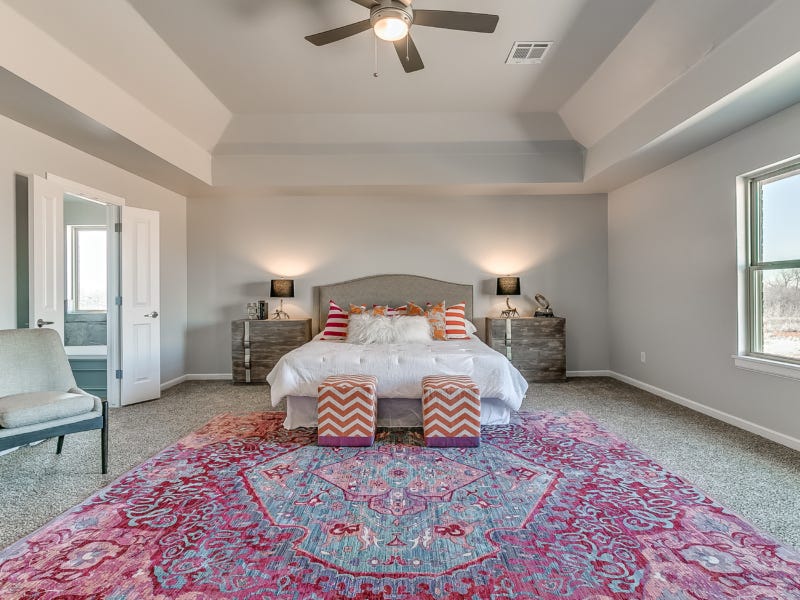 Custom Home Designs — Large Master Bedroom
