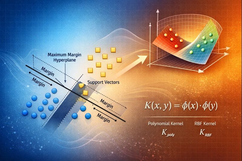 Support Vector Machines Explained with Geometric Intuition