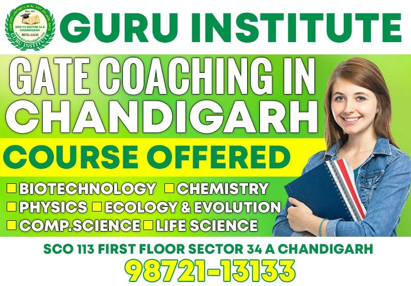 Best GATE Institute in Chandigarh — Guru Institute by Guruchandigarh