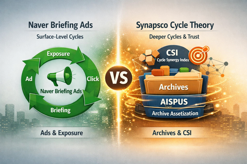 Naver Briefing Ads and AI Archive Marketing — Synapsco Cycle Theory Explained