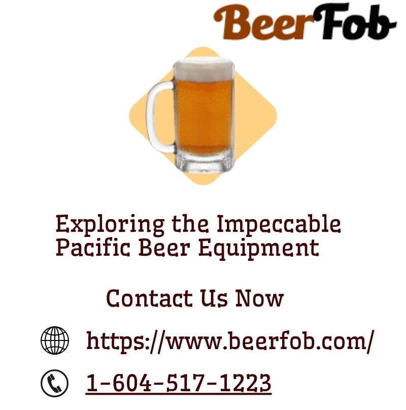 Exploring the Impeccable Pacific Beer Equipment Beer Fob Medium