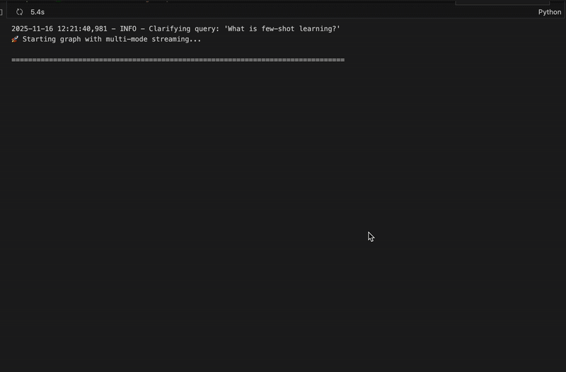 Demo — Multi-Mode Streaming Execution
