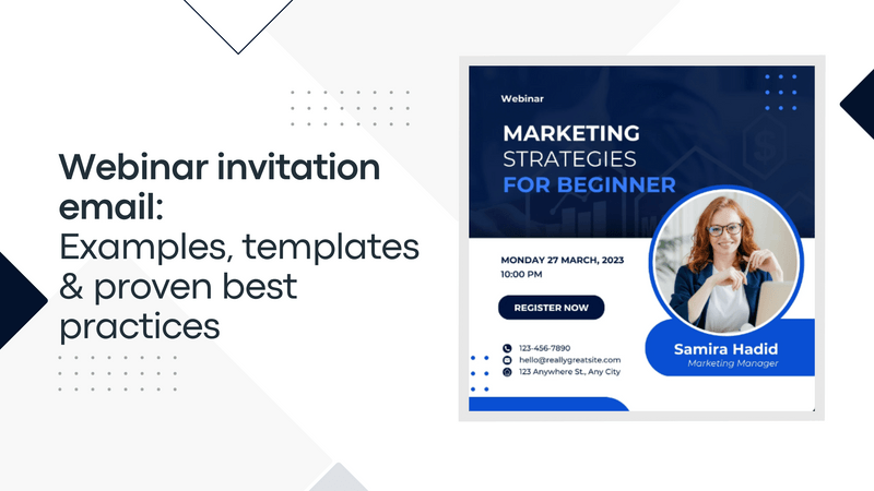 Webinar invitation email: Examples, templates, & proven best practices  [2023] | by Matt Francis | Cloudpresenter | Medium