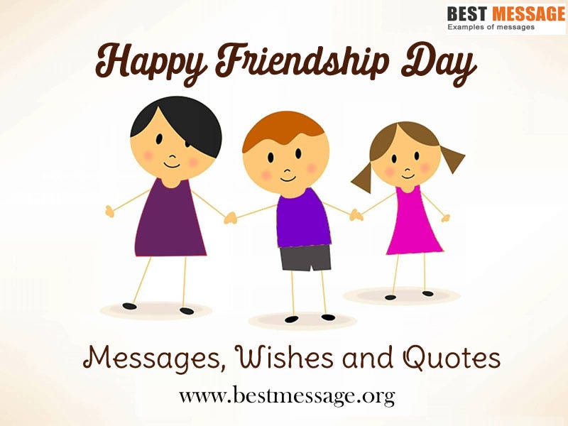 Happy Friendship Day Wishes & Messages