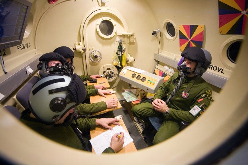 Hypobaric Chamber is used to simulate the effects of high altitude on
