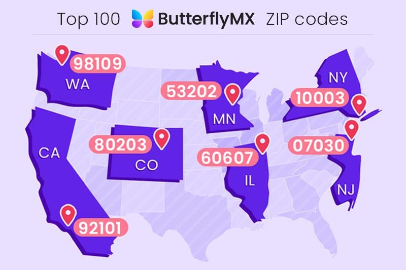 100 Zip Codes Where Proptech Is Taking Over By ButterflyMX Medium 1*dla0ej4mdxX7f7RTJ3GwQA 